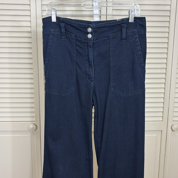 Maeve Dark Blue Flare & Wide Leg Jeans Size 30 - Picture 7 of 16